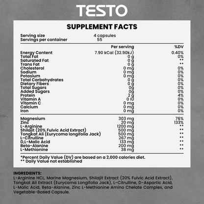 Men’s Testo – Daily Vitality & Performance Support